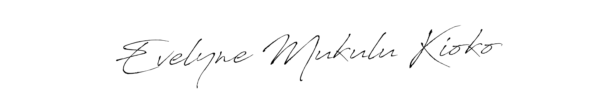 How to make Evelyne Mukulu Kioko signature? Antro_Vectra is a professional autograph style. Create handwritten signature for Evelyne Mukulu Kioko name. Evelyne Mukulu Kioko signature style 6 images and pictures png
