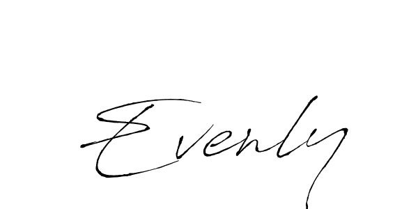Antro_Vectra is a professional signature style that is perfect for those who want to add a touch of class to their signature. It is also a great choice for those who want to make their signature more unique. Get Evenly name to fancy signature for free. Evenly signature style 6 images and pictures png