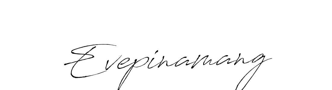 Use a signature maker to create a handwritten signature online. With this signature software, you can design (Antro_Vectra) your own signature for name Evepinamang. Evepinamang signature style 6 images and pictures png