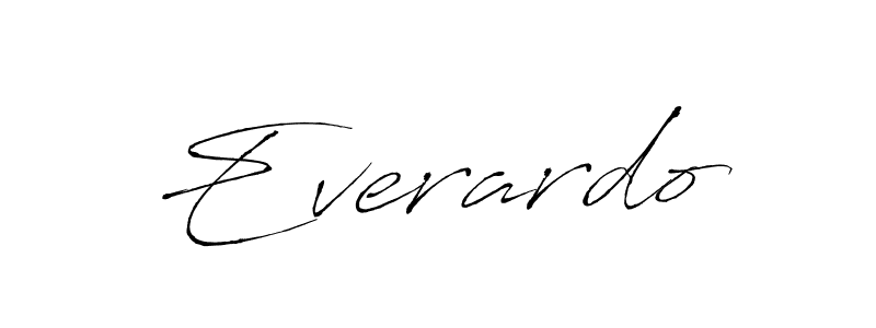 How to make Everardo name signature. Use Antro_Vectra style for creating short signs online. This is the latest handwritten sign. Everardo signature style 6 images and pictures png