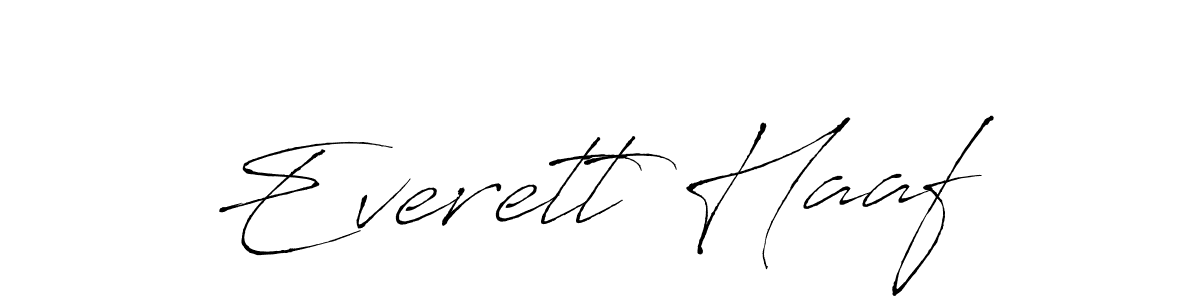 Design your own signature with our free online signature maker. With this signature software, you can create a handwritten (Antro_Vectra) signature for name Everett Haaf. Everett Haaf signature style 6 images and pictures png