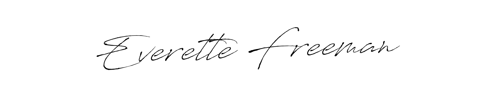 Create a beautiful signature design for name Everette Freeman. With this signature (Antro_Vectra) fonts, you can make a handwritten signature for free. Everette Freeman signature style 6 images and pictures png