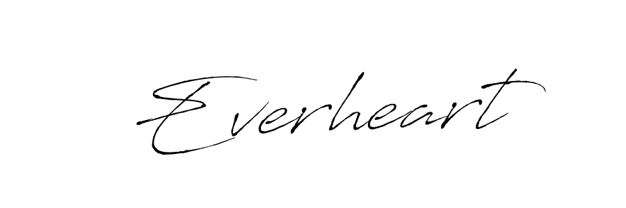 Design your own signature with our free online signature maker. With this signature software, you can create a handwritten (Antro_Vectra) signature for name Everheart. Everheart signature style 6 images and pictures png