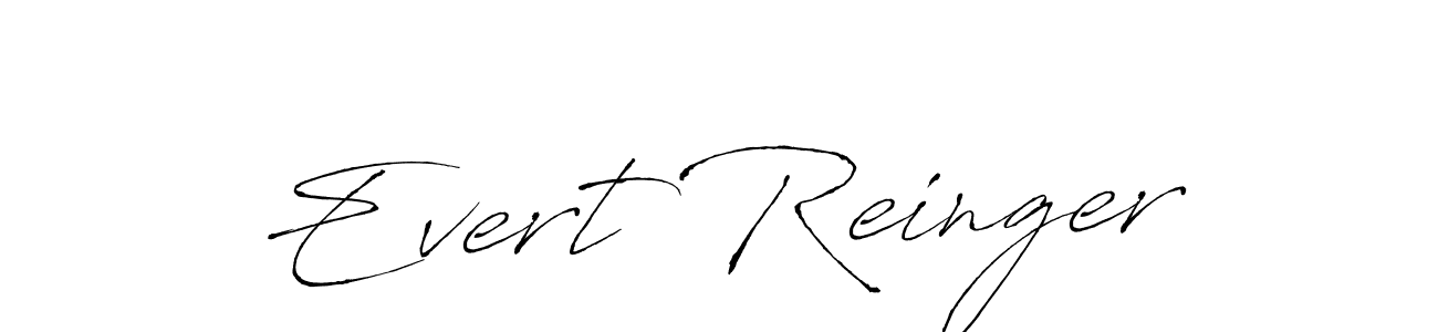 Make a beautiful signature design for name Evert Reinger. With this signature (Antro_Vectra) style, you can create a handwritten signature for free. Evert Reinger signature style 6 images and pictures png