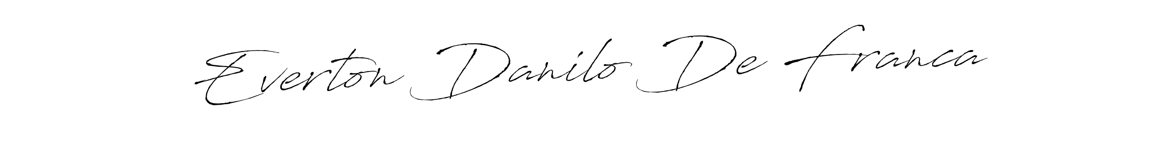 The best way (Antro_Vectra) to make a short signature is to pick only two or three words in your name. The name Everton Danilo De Franca include a total of six letters. For converting this name. Everton Danilo De Franca signature style 6 images and pictures png