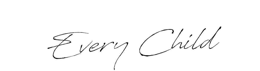 Create a beautiful signature design for name Every Child. With this signature (Antro_Vectra) fonts, you can make a handwritten signature for free. Every Child signature style 6 images and pictures png