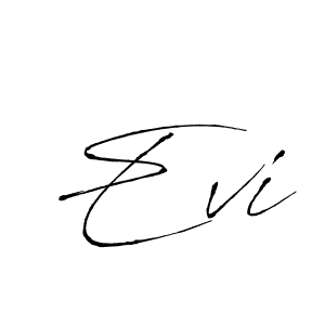 Create a beautiful signature design for name Evi. With this signature (Antro_Vectra) fonts, you can make a handwritten signature for free. Evi signature style 6 images and pictures png