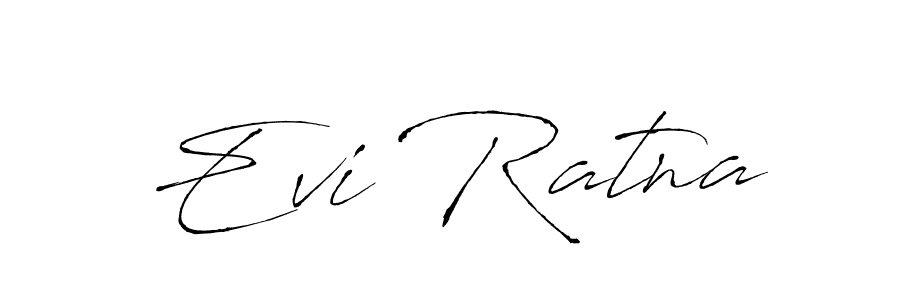 You should practise on your own different ways (Antro_Vectra) to write your name (Evi Ratna) in signature. don't let someone else do it for you. Evi Ratna signature style 6 images and pictures png