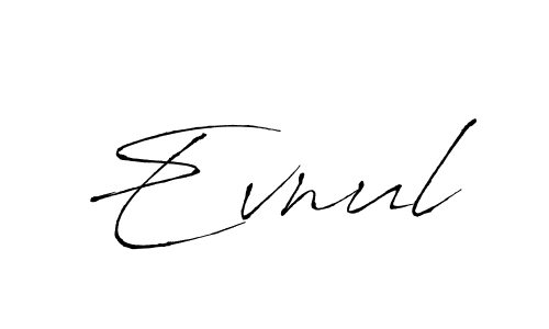 How to make Evnul signature? Antro_Vectra is a professional autograph style. Create handwritten signature for Evnul name. Evnul signature style 6 images and pictures png