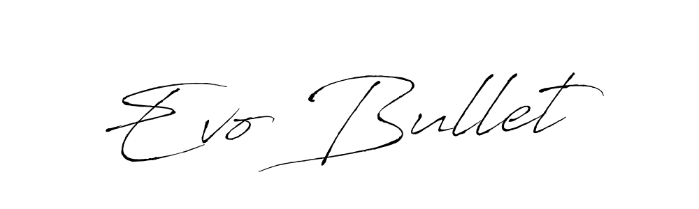 The best way (Antro_Vectra) to make a short signature is to pick only two or three words in your name. The name Evo Bullet include a total of six letters. For converting this name. Evo Bullet signature style 6 images and pictures png
