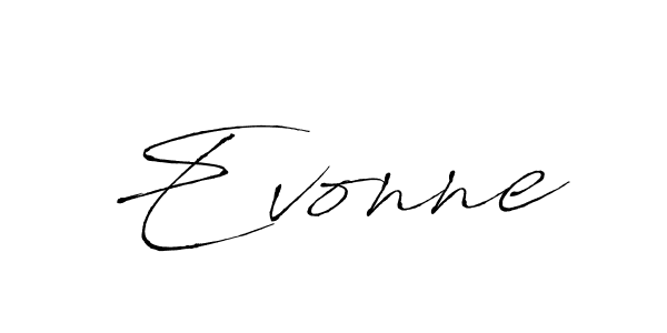 Design your own signature with our free online signature maker. With this signature software, you can create a handwritten (Antro_Vectra) signature for name Evonne. Evonne signature style 6 images and pictures png