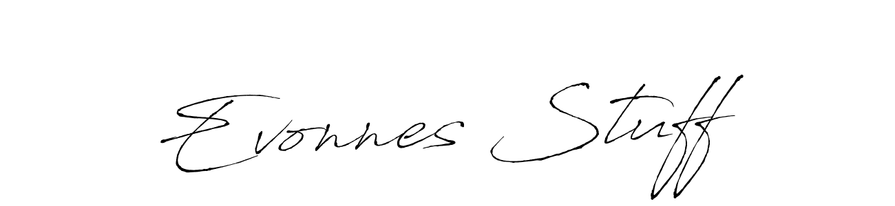 Once you've used our free online signature maker to create your best signature Antro_Vectra style, it's time to enjoy all of the benefits that Evonnes Stuff name signing documents. Evonnes Stuff signature style 6 images and pictures png