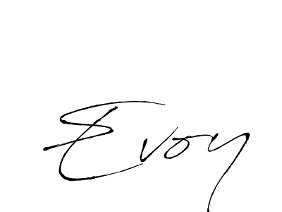 Create a beautiful signature design for name Evoy. With this signature (Antro_Vectra) fonts, you can make a handwritten signature for free. Evoy signature style 6 images and pictures png