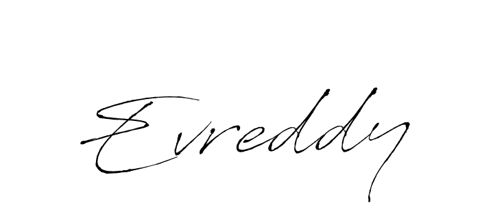 How to make Evreddy name signature. Use Antro_Vectra style for creating short signs online. This is the latest handwritten sign. Evreddy signature style 6 images and pictures png