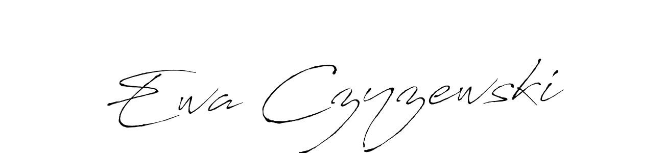 How to Draw Ewa Czyzewski signature style? Antro_Vectra is a latest design signature styles for name Ewa Czyzewski. Ewa Czyzewski signature style 6 images and pictures png