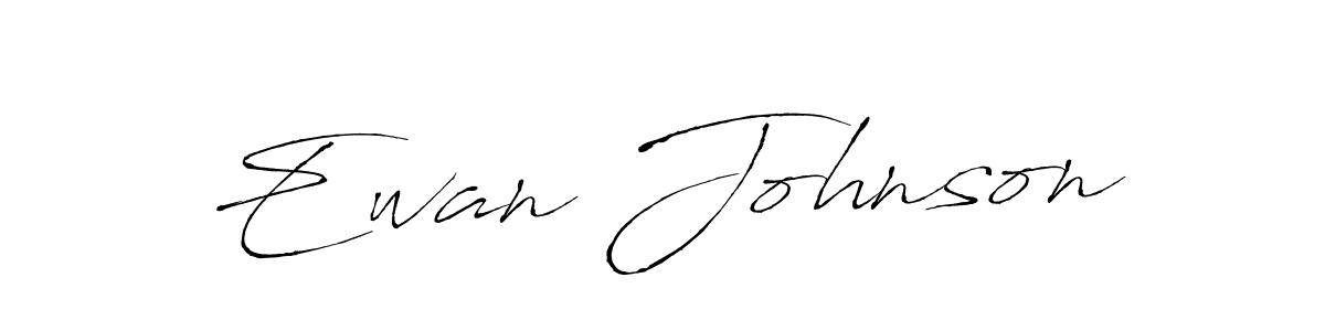 Make a beautiful signature design for name Ewan Johnson. With this signature (Antro_Vectra) style, you can create a handwritten signature for free. Ewan Johnson signature style 6 images and pictures png