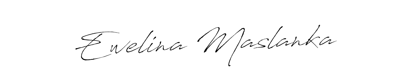 Make a short Ewelina Maslanka signature style. Manage your documents anywhere anytime using Antro_Vectra. Create and add eSignatures, submit forms, share and send files easily. Ewelina Maslanka signature style 6 images and pictures png