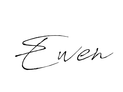 Make a beautiful signature design for name Ewen. With this signature (Antro_Vectra) style, you can create a handwritten signature for free. Ewen signature style 6 images and pictures png