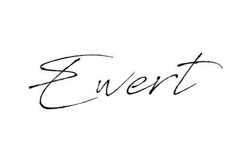 Use a signature maker to create a handwritten signature online. With this signature software, you can design (Antro_Vectra) your own signature for name Ewert. Ewert signature style 6 images and pictures png