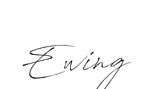 Ewing stylish signature style. Best Handwritten Sign (Antro_Vectra) for my name. Handwritten Signature Collection Ideas for my name Ewing. Ewing signature style 6 images and pictures png