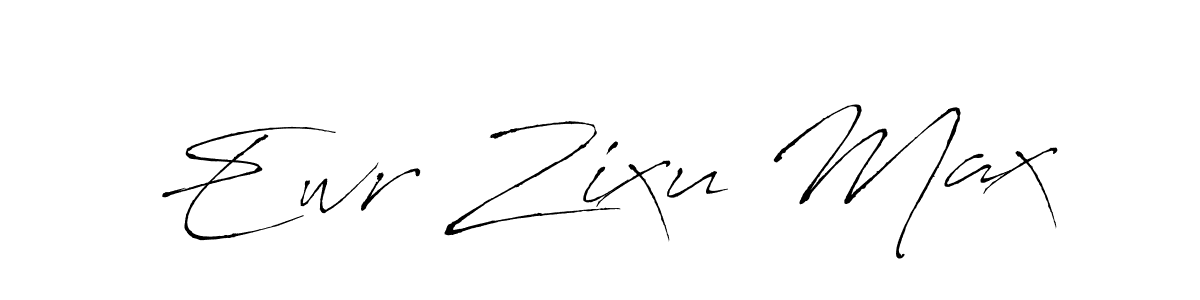 Once you've used our free online signature maker to create your best signature Antro_Vectra style, it's time to enjoy all of the benefits that Ewr Zixu Max name signing documents. Ewr Zixu Max signature style 6 images and pictures png