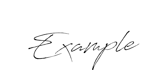 Design your own signature with our free online signature maker. With this signature software, you can create a handwritten (Antro_Vectra) signature for name Example. Example signature style 6 images and pictures png