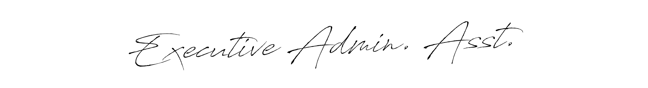 Here are the top 10 professional signature styles for the name Executive Admin. Asst.. These are the best autograph styles you can use for your name. Executive Admin. Asst. signature style 6 images and pictures png