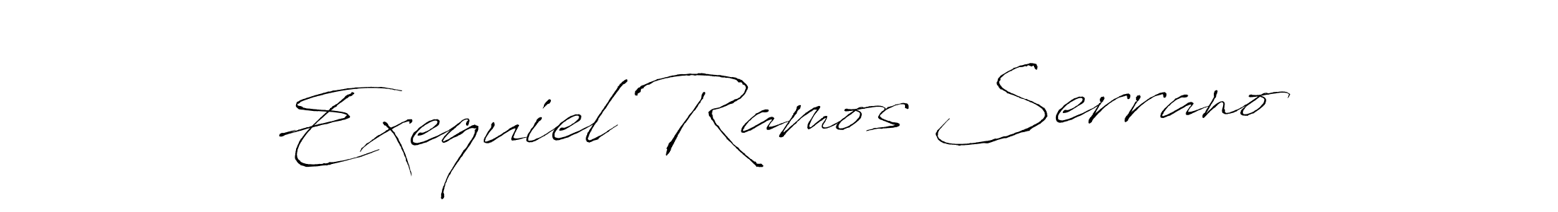 This is the best signature style for the Exequiel Ramos Serrano name. Also you like these signature font (Antro_Vectra). Mix name signature. Exequiel Ramos Serrano signature style 6 images and pictures png