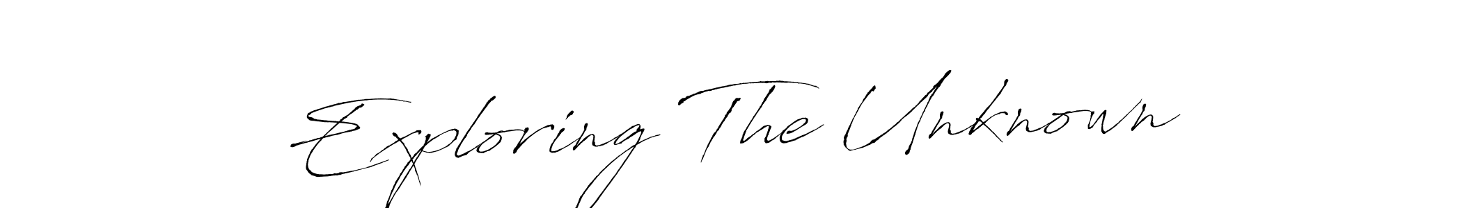 Make a beautiful signature design for name Exploring The Unknown. Use this online signature maker to create a handwritten signature for free. Exploring The Unknown signature style 6 images and pictures png