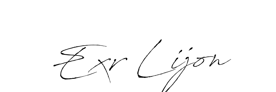 Also You can easily find your signature by using the search form. We will create Exr Lijon name handwritten signature images for you free of cost using Antro_Vectra sign style. Exr Lijon signature style 6 images and pictures png
