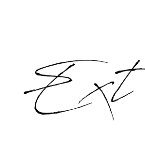 Design your own signature with our free online signature maker. With this signature software, you can create a handwritten (Antro_Vectra) signature for name Ext. Ext signature style 6 images and pictures png