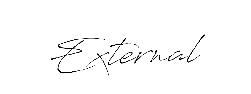 How to Draw External signature style? Antro_Vectra is a latest design signature styles for name External. External signature style 6 images and pictures png