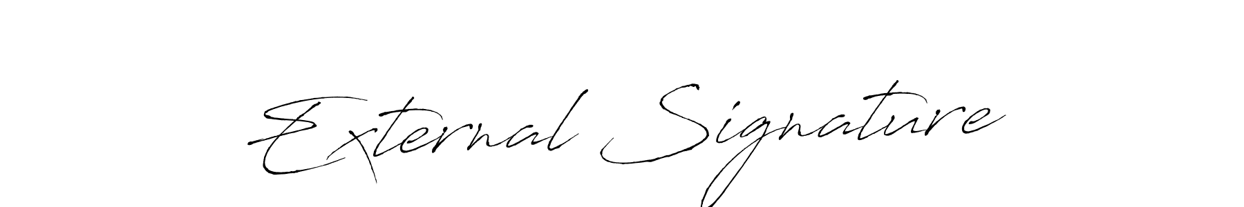 Also You can easily find your signature by using the search form. We will create External Signature name handwritten signature images for you free of cost using Antro_Vectra sign style. External Signature signature style 6 images and pictures png