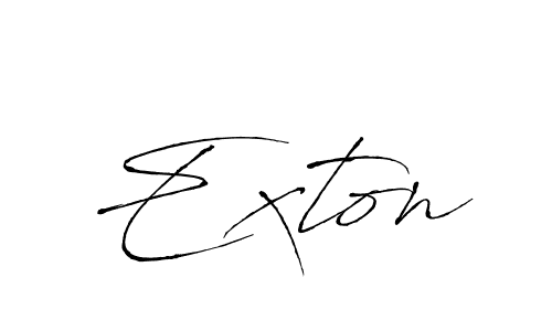 You should practise on your own different ways (Antro_Vectra) to write your name (Exton) in signature. don't let someone else do it for you. Exton signature style 6 images and pictures png