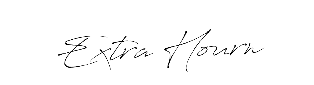 Make a beautiful signature design for name Extra Hourn. With this signature (Antro_Vectra) style, you can create a handwritten signature for free. Extra Hourn signature style 6 images and pictures png