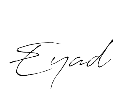 You should practise on your own different ways (Antro_Vectra) to write your name (Eyad) in signature. don't let someone else do it for you. Eyad signature style 6 images and pictures png