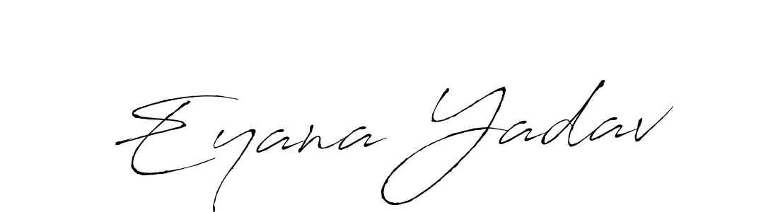 Make a beautiful signature design for name Eyana Yadav. Use this online signature maker to create a handwritten signature for free. Eyana Yadav signature style 6 images and pictures png