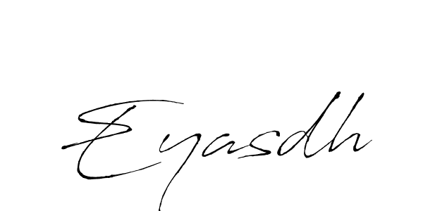 How to make Eyasdh signature? Antro_Vectra is a professional autograph style. Create handwritten signature for Eyasdh name. Eyasdh signature style 6 images and pictures png