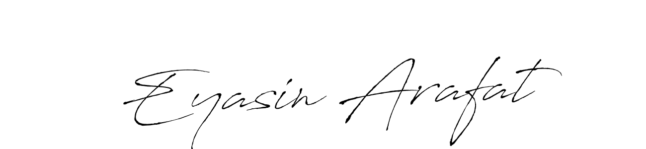 Also we have Eyasin Arafat name is the best signature style. Create professional handwritten signature collection using Antro_Vectra autograph style. Eyasin Arafat signature style 6 images and pictures png