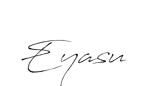 Design your own signature with our free online signature maker. With this signature software, you can create a handwritten (Antro_Vectra) signature for name Eyasu. Eyasu signature style 6 images and pictures png