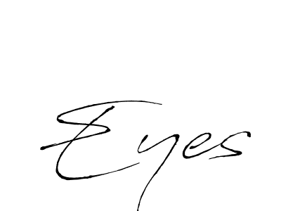 Make a beautiful signature design for name Eyes. With this signature (Antro_Vectra) style, you can create a handwritten signature for free. Eyes signature style 6 images and pictures png