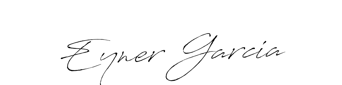 How to make Eyner Garcia name signature. Use Antro_Vectra style for creating short signs online. This is the latest handwritten sign. Eyner Garcia signature style 6 images and pictures png