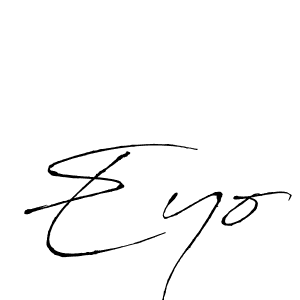 Create a beautiful signature design for name Eyo. With this signature (Antro_Vectra) fonts, you can make a handwritten signature for free. Eyo signature style 6 images and pictures png