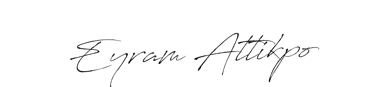 Use a signature maker to create a handwritten signature online. With this signature software, you can design (Antro_Vectra) your own signature for name Eyram Attikpo. Eyram Attikpo signature style 6 images and pictures png