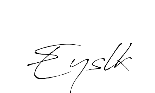 Best and Professional Signature Style for Eyslk. Antro_Vectra Best Signature Style Collection. Eyslk signature style 6 images and pictures png