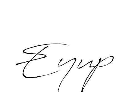 Use a signature maker to create a handwritten signature online. With this signature software, you can design (Antro_Vectra) your own signature for name Eyup. Eyup signature style 6 images and pictures png