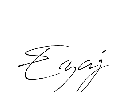 You can use this online signature creator to create a handwritten signature for the name Ezaj. This is the best online autograph maker. Ezaj signature style 6 images and pictures png