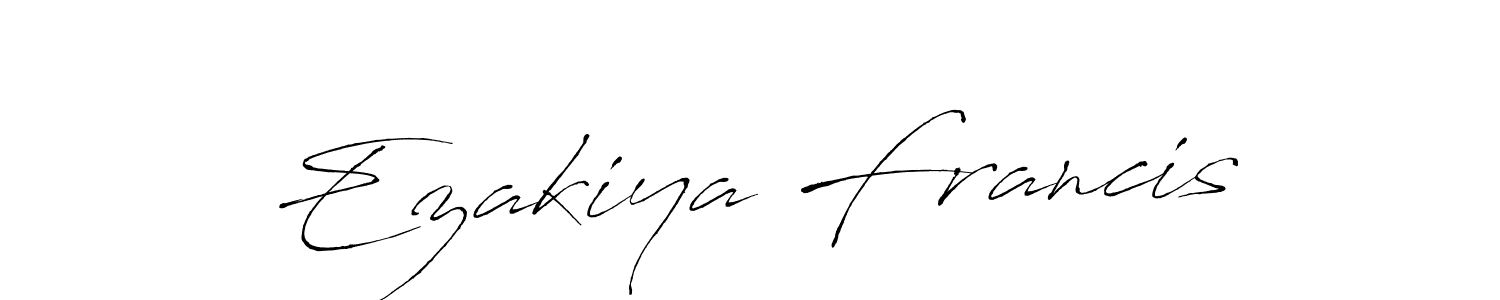 Similarly Antro_Vectra is the best handwritten signature design. Signature creator online .You can use it as an online autograph creator for name Ezakiya Francis. Ezakiya Francis signature style 6 images and pictures png
