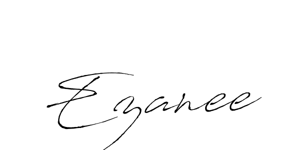 if you are searching for the best signature style for your name Ezanee. so please give up your signature search. here we have designed multiple signature styles  using Antro_Vectra. Ezanee signature style 6 images and pictures png