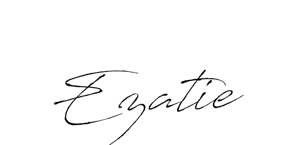 if you are searching for the best signature style for your name Ezatie. so please give up your signature search. here we have designed multiple signature styles  using Antro_Vectra. Ezatie signature style 6 images and pictures png